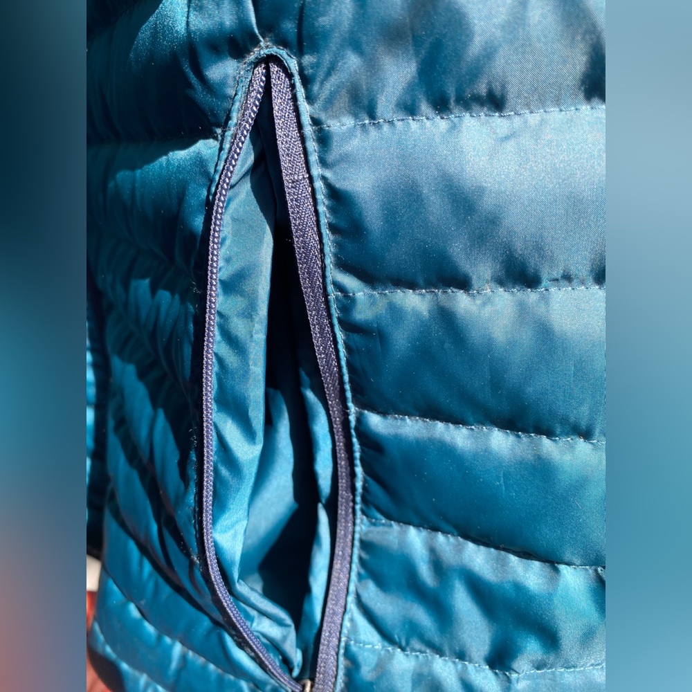🩵 Eddie Bauer Women’s Packable 650 Down Vest - XL - Picture 5 of 11